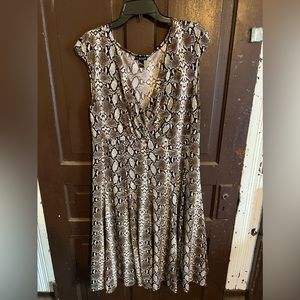Snakeskin Swing Dress